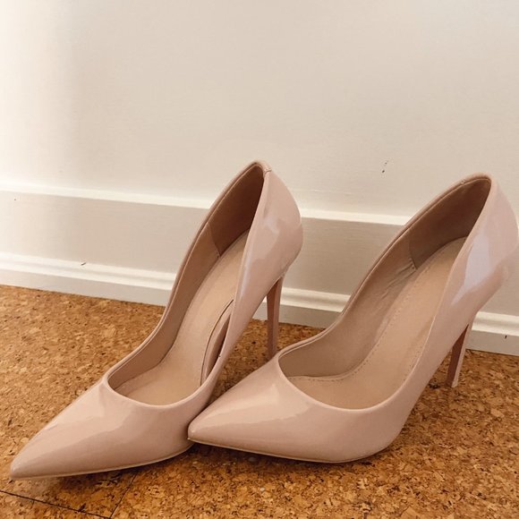 Nude Stiletto Pumps - Picture 5 of 6